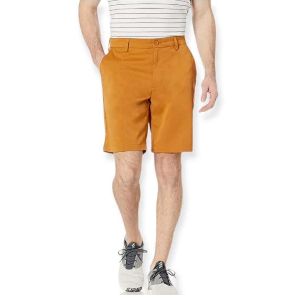 NWT Amazon Essentials Men's Classic-Fit Stretch Golf Short